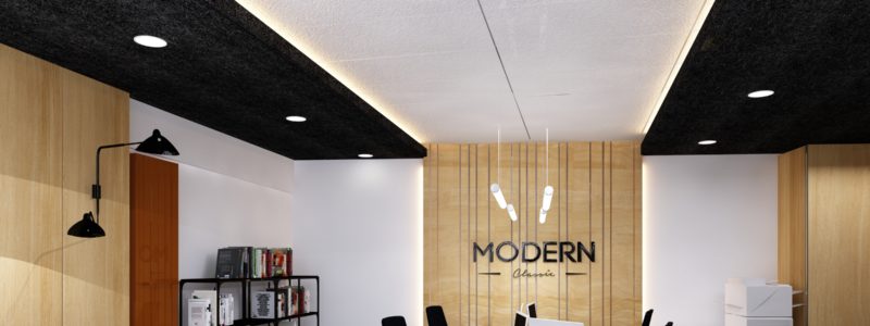 Projekt biura Modern Classic Warszawa