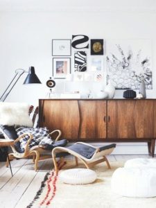 Meble vintage, styl skandynawski - źródło zdjęcia Brico y Deco
