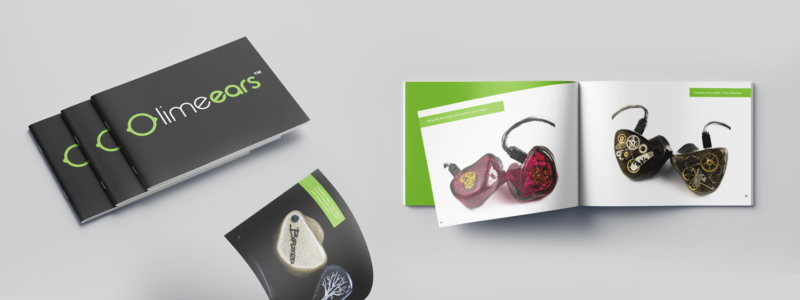 projekt katalogu Lime Ears 100 stron - prosty, elegancki katalog produktów